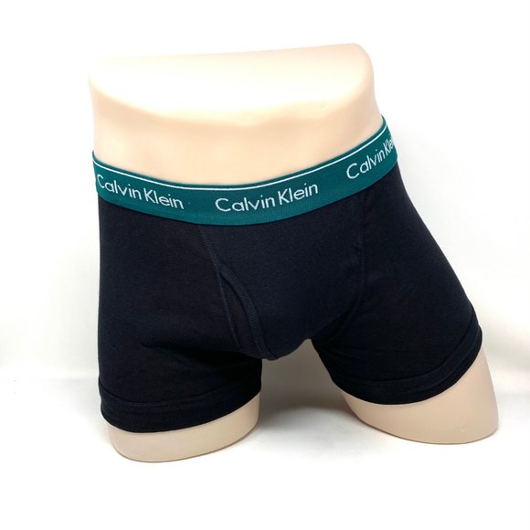 Calvin Klein 3 Pack NB4002-941 CK Men's Underwear Cotton Classic Fit Trunk Black - Picture 3 of 6